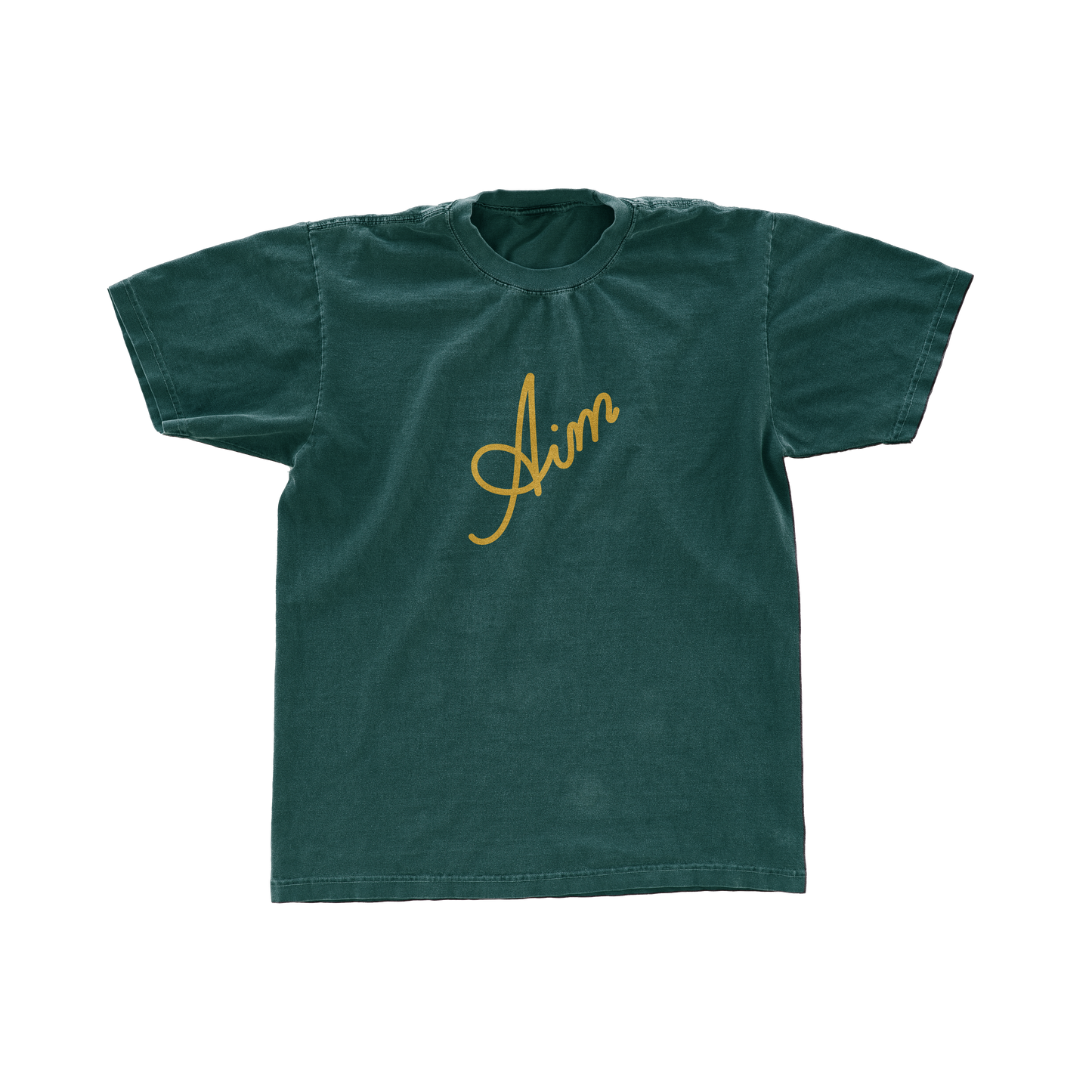 Aim Cursive Tee (Moss Green)